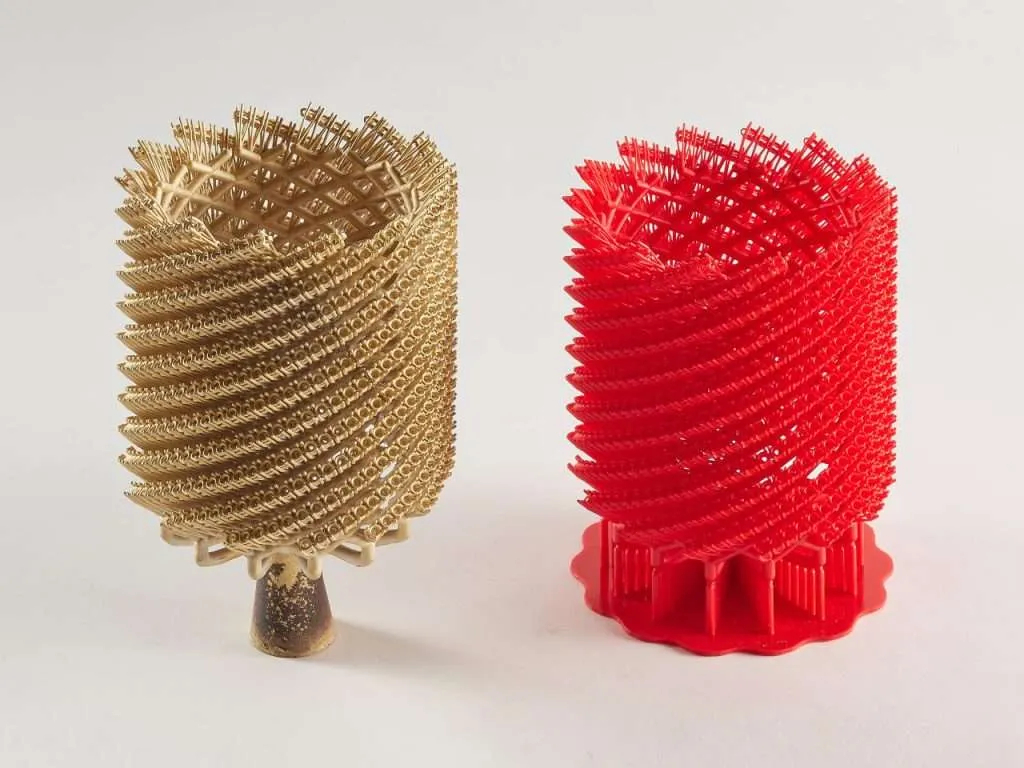 Arbre de coulée finalisé et en Fusia DC905