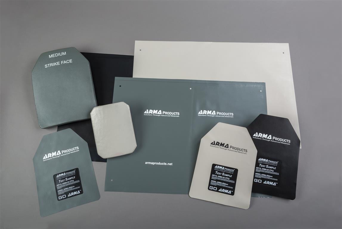 Exemple de protections ballistiques ARMA Guard