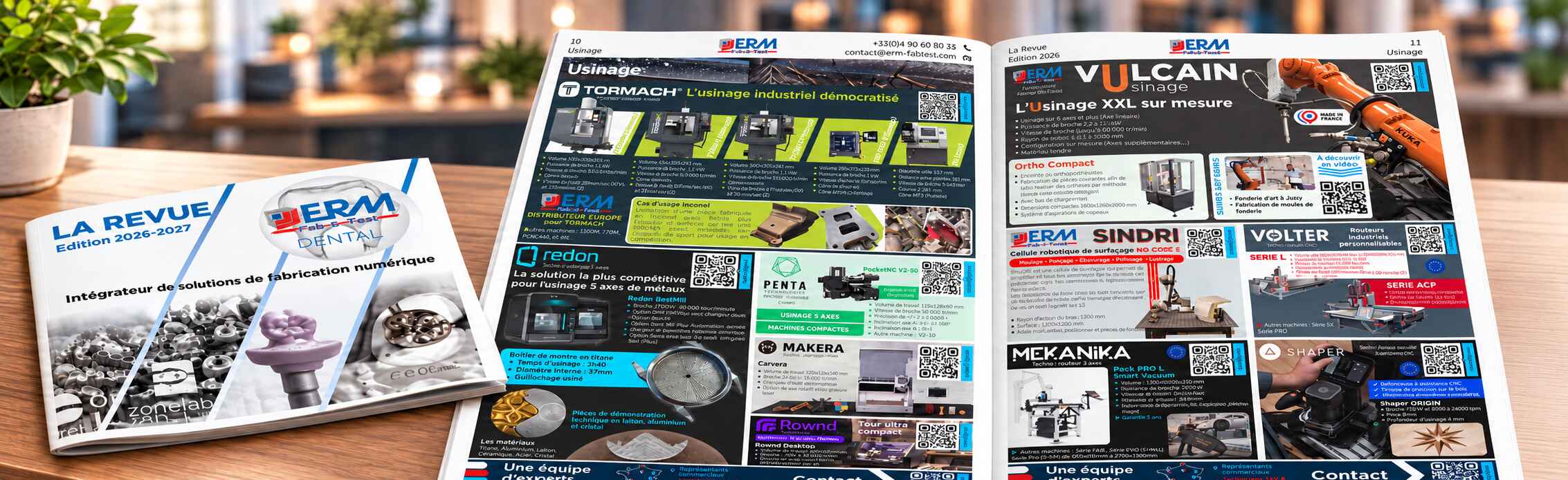 Catalogues ERM Fab&Test Industrie et Dentaire – solutions de fabrication numérique