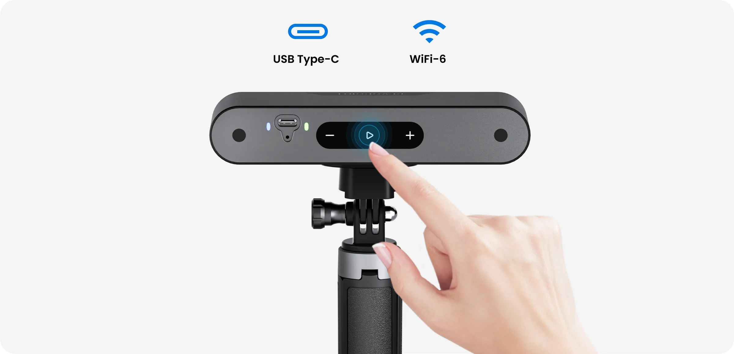 Connectique du Revopoint Pop3 Plus